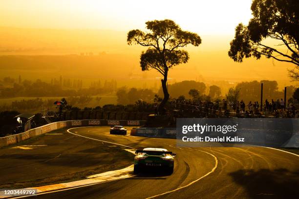 Rick Kelly of R-Motorsport competes during the 2020 Bathurst 12 Hour at Mount Panorama on February 01, 2020 in Bathurst, Australia.