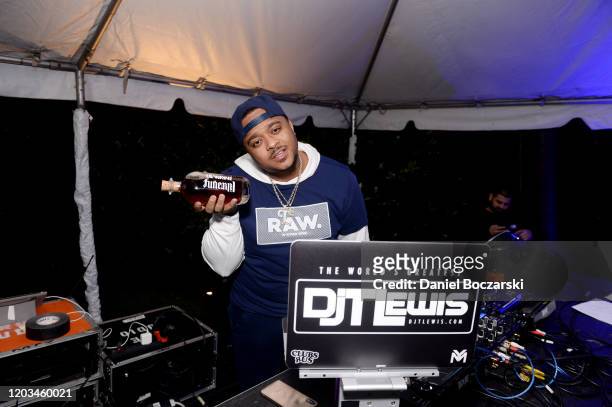 Lewis spins during Lil Wayne's "Funeral" album release party on February 01, 2020 in Miami, Florida.