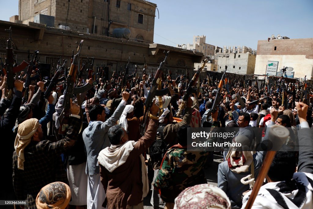 Tribal Houthi Gathering In Yemen