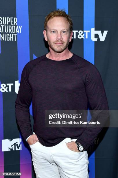 Ian Ziering attends AT&T TV Super Saturday Night at Meridian at Island Gardens on February 01, 2020 in Miami, Florida.