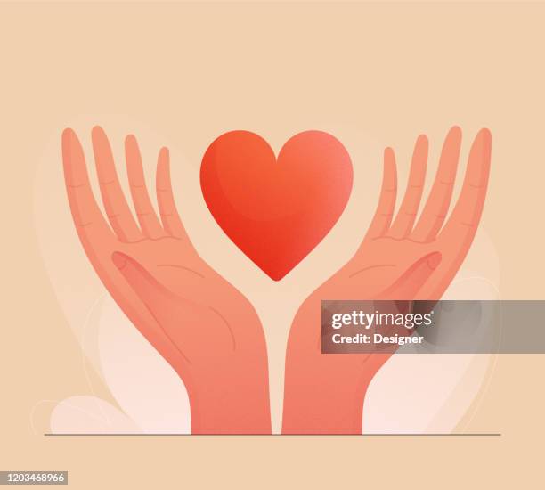 organ donation concept vector illustration. flat modern design for web page, banner, presentation etc. - giving tuesday stock illustrations