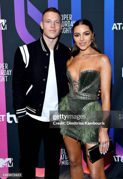 Model Olivia Culpo and NFL Player Christian McCaffrey are engaged. The couple announced the news on social media.