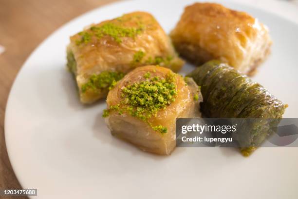 baklava - baklava stock-fotos und bilder