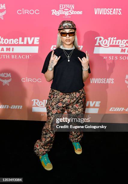 DaniLeigh attends the MCM x Rolling Pre-Super Bowl Event at SLS Miami on February 02, 2020 in Miami, Florida.