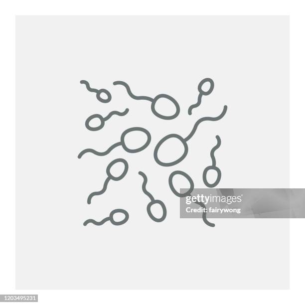 virus cell icon - microscopic human cells stock illustrations