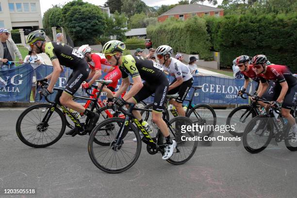Damien Howson of Australia and Team Mitchelton-SCOTT / Nick Schultz of Australia and Mitchelton-Scott / Daryl Impey of South Africa and Team...