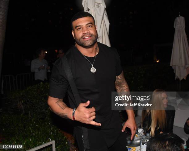 Shawne Merriman attends Sports Illustrated The Party Brought To You By The Undisputed Group And ABG Entertainment With DaBaby, Black Eyed Peas, And...