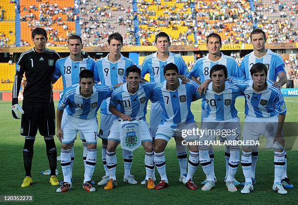 Argentinian team players Esteban Andrada, Leandro Gonzalez, Facundo Ferreyra, Rodrigo Battaglia, Roberto Pereyra, German Pezzella, Adrian Martinez,...