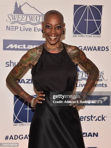 Debra Wilson attends the 24th Annual Art Directors Guild Awards at InterContinental Los Angeles Downtown on February 01, 2020 in Los Angeles,...