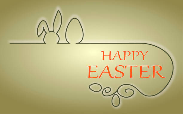 easter design background. - spring background top view stock illustrations