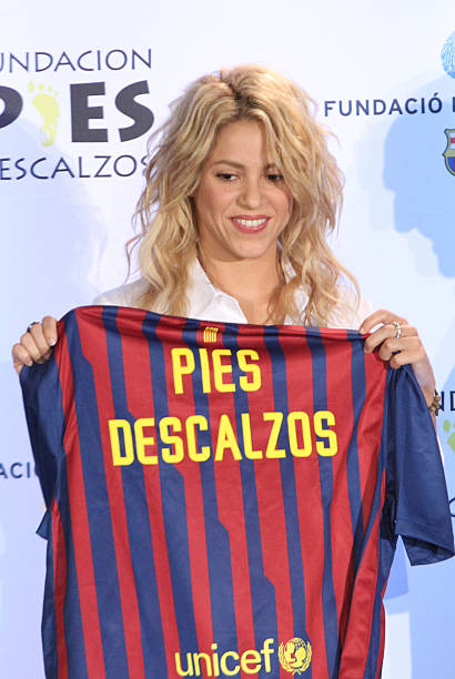 Shakira Attends Pies Descalzos Press Conference