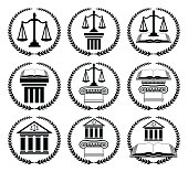 Law or Lawyer Seal Set