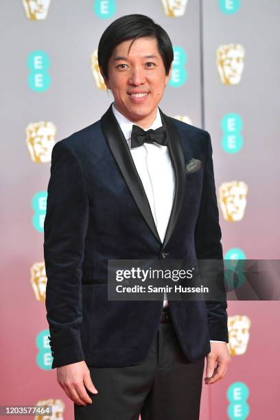 Dan Lin attends the EE British Academy Film Awards 2020 at Royal Albert Hall on February 02, 2020 in London, England.