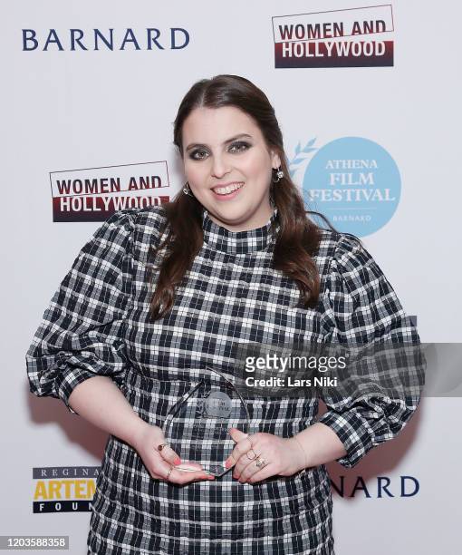 Beanie Feldstein attends the 2020 Athena Film Festival awards ceremony at The Diana Center at Barnard College on February 26, 2020 in New York City.