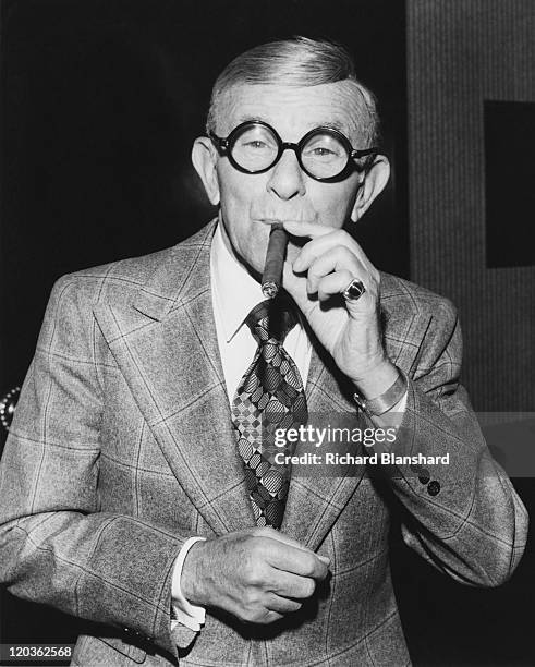 American actor and comedian George Burns as he appears in the film 'The Sunshine Boys', 1975.