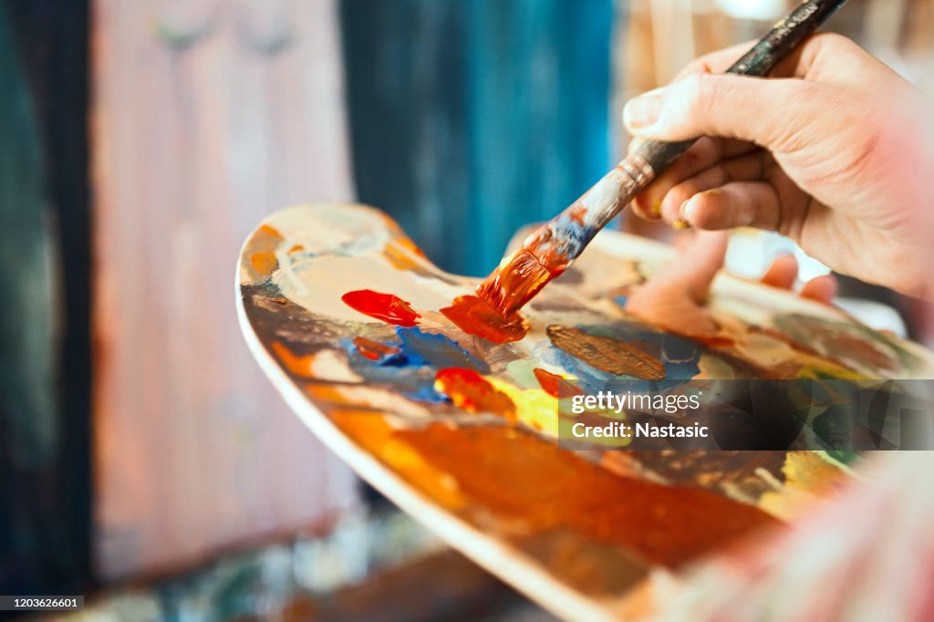 Artist Painting