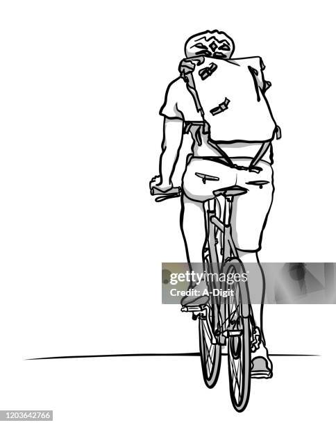 ilustrações, clipart, desenhos animados e ícones de retrovisor de ciclistas - short de ciclismo