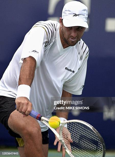 Patrick Rafter Backhand 18 Ten Masters Series Rafter Backhand Stock Photos, High-Res Pictures ...