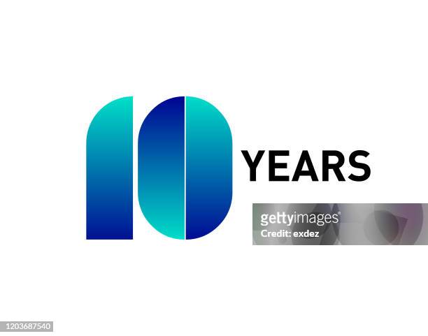 10周年記念 - 10th anniversary点のイラスト素材／クリップアート素材／マンガ素材／アイコン素材