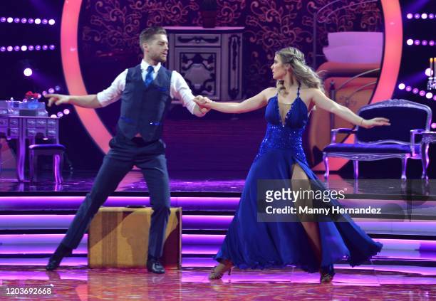 Kimberly Dos Ramos at "Mira Quien Baila: All Stars" Week 4 at Univision Studios in Miami, FL on February 2, 2020. This week's episode featured...