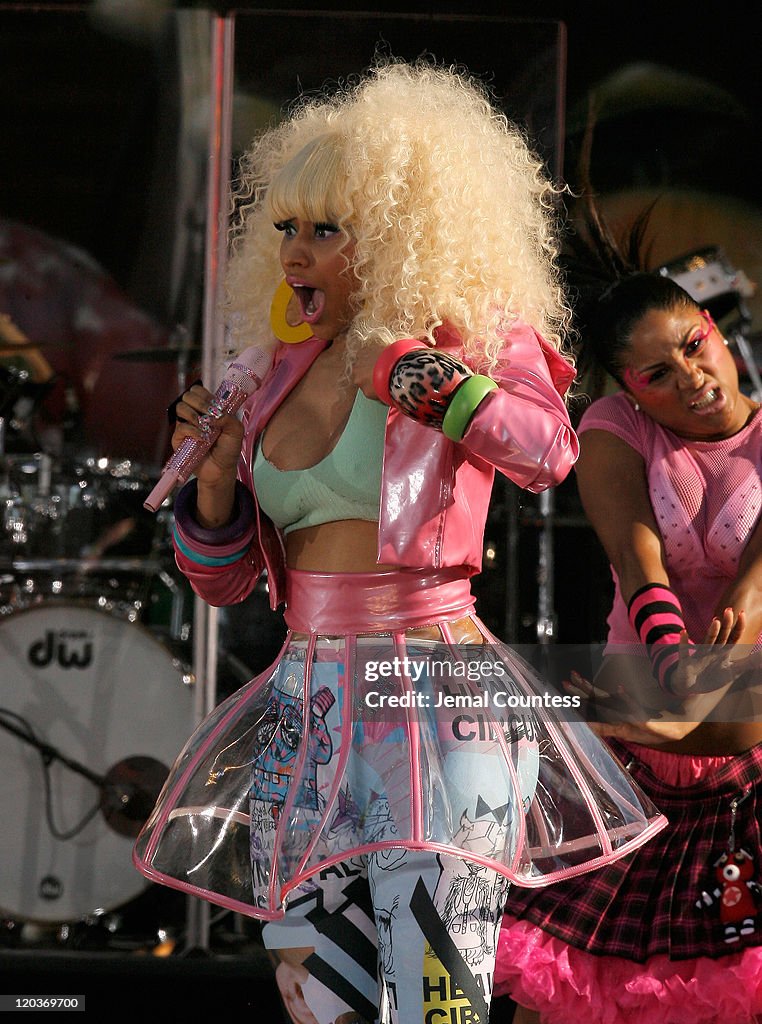 Nicki Minaj Performs On ABC's "Good Morning America"