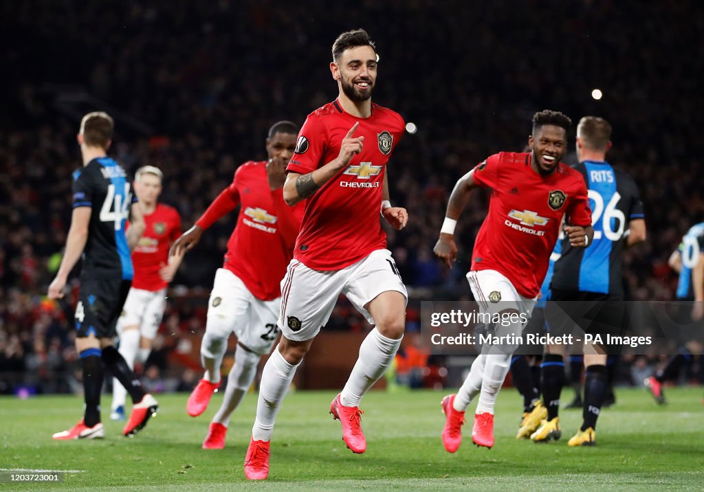 Manchester United v Club Bruges - UEFA Europa League - Round of 32 - Second Leg - Old Trafford