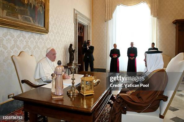 Pope Francis Meets The Crown Prince of Bahrain Pope Francis Meets The Crown Prince of Bahrain