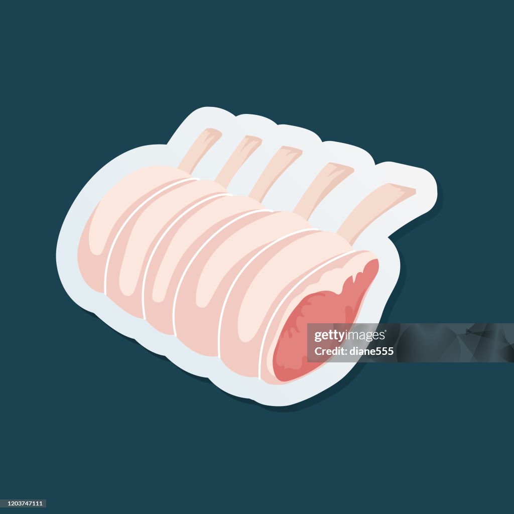 Fresh Meat Icon Sticker