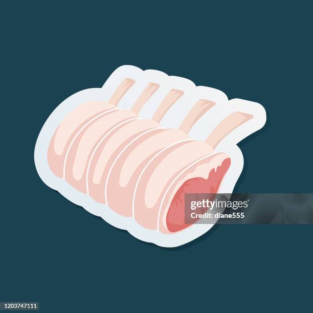 Fresh Meat Icon Sticker High-Res Vector Graphic