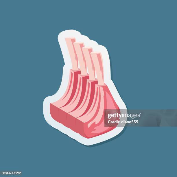 Fresh Meat Icon Sticker High-Res Vector Graphic