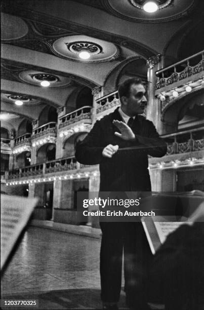 German-born conductor, pianist and composer Bruno Walter , circa 1935.