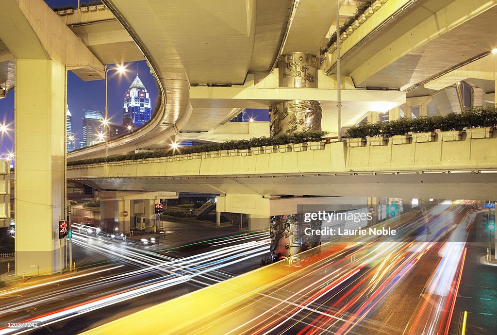 Luwan Yanan Rd East Interchange Luwan Shanghai China High-Res Stock Photo ...