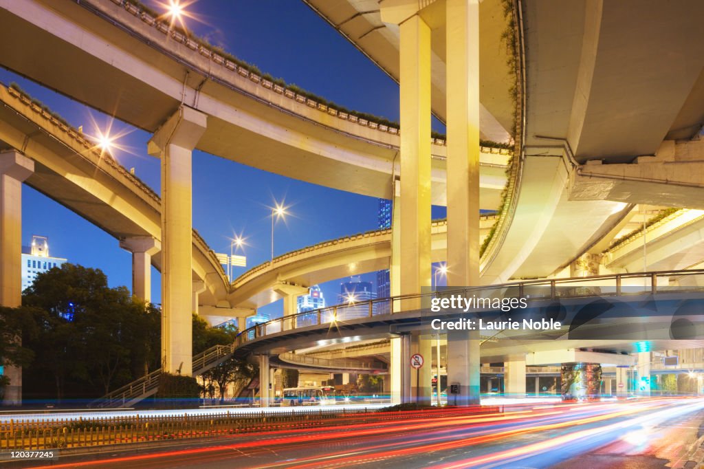 Luwan Yanan Rd East Interchange Luwan Shanghai China High-Res Stock Photo ...