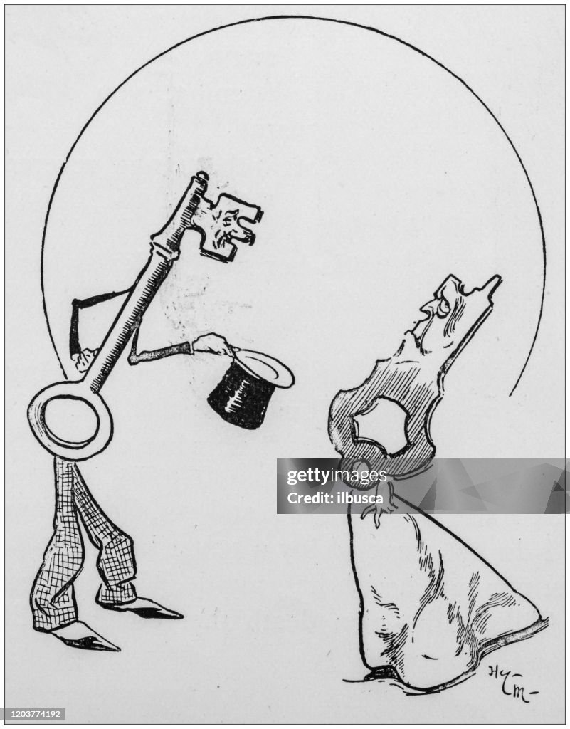 Antique Illustration Keys High-Res Vector Graphic - Getty Images
