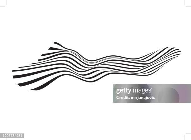 vector waves pattern - wave line stock illustrations