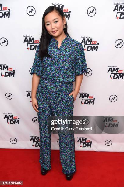 Actress and singer/songwriter Ella Jay Basco visits BuzzFeed's "AM TO DM" to discuss the film "Birds of Prey" on February 03, 2020 in New York City.