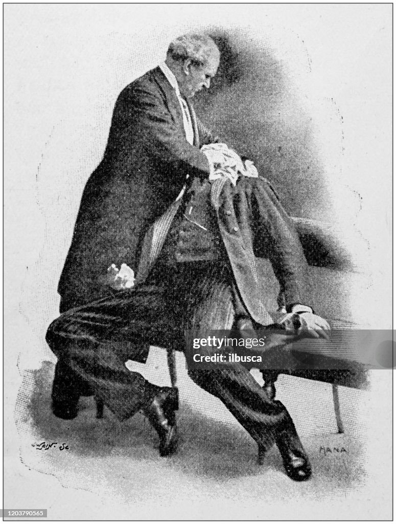 Antique Photo Strangling Man High-Res Vector Graphic - Getty Images