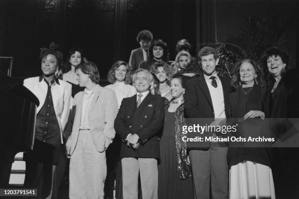 Actors attend the 'Illuminations' AIDS Benefit for the Northern Lights Alternatives at the Limelight in New York City, USA, 27th April 1987. Among...