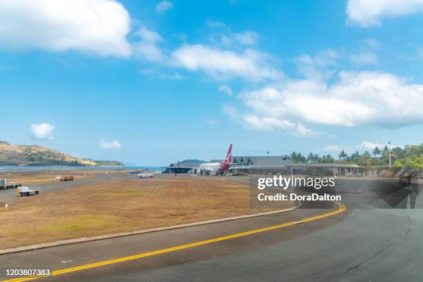 hamilton island airport, australia - airbus concept cabin stock pictures, royalty-free photos & images