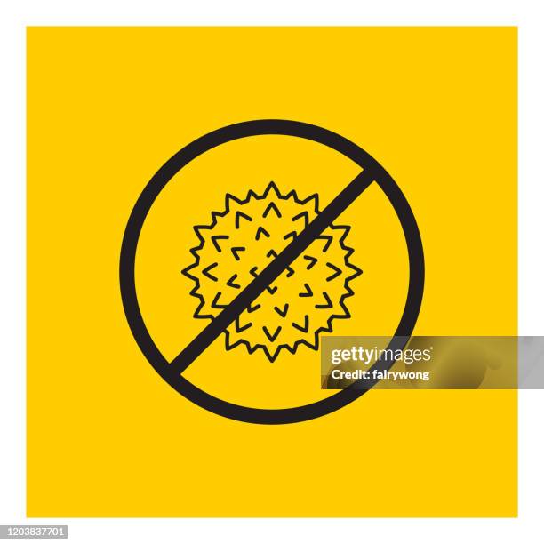 stop sign of virus, bacteria, germs and microbe,vector icon - pollen microscopic stock illustrations