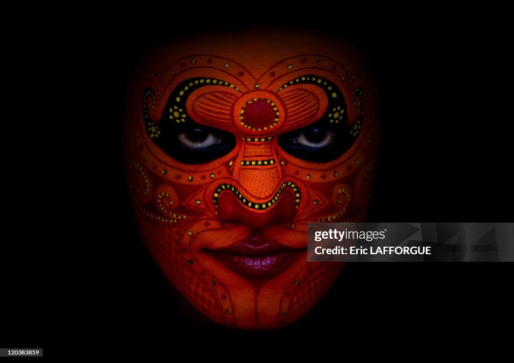 Theyyam Dancer In Tellichery, Kerala, India On February 23, 2008 -