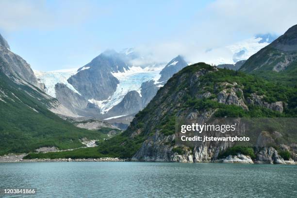 glacier, kenai fjords national park - kenai fjords national park stock pictures, royalty-free photos & images