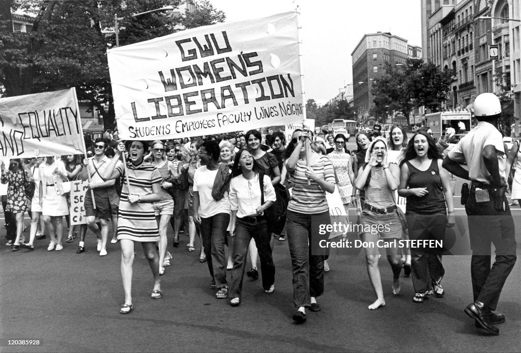 Women'S Liberation Movement In Washington, United States On August 26, 1970 -