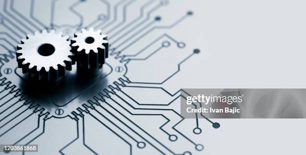modern technology background - interlocking parts stock pictures, royalty-free photos & images