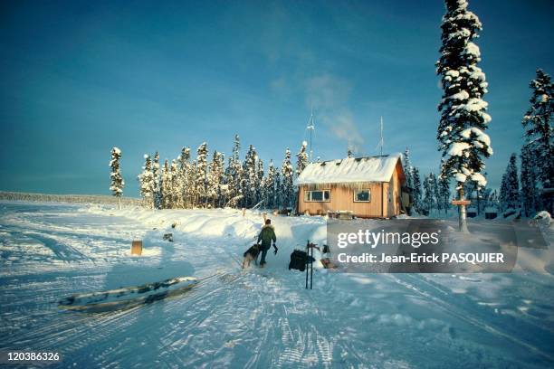 The forest people in Alaska, United States - The Stultz family's house on the tundra.