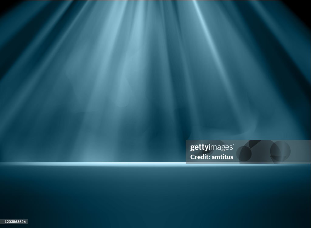 Studio mit Flutlicht