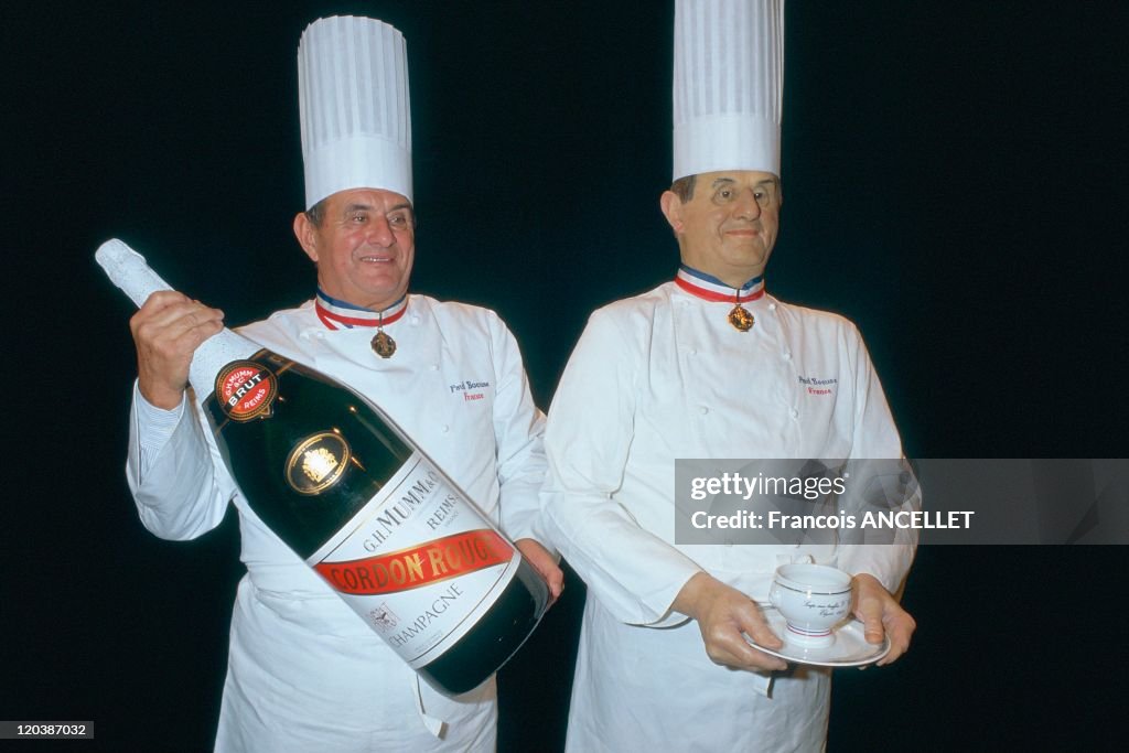 Paul Bocuse At The Grevin Museum In Paris, France -