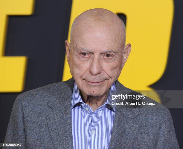 Alan Arkin arrives for the Premiere Of Netflix's "Spenser Confidential" held at Regency Village Theatre on February 27, 2020 in Westwood, California.