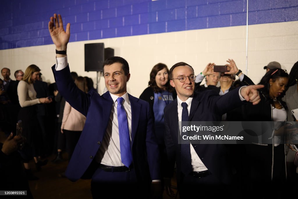 Pete Buttigieg Holds Watch Party Event On Night Of Iowa Caucus