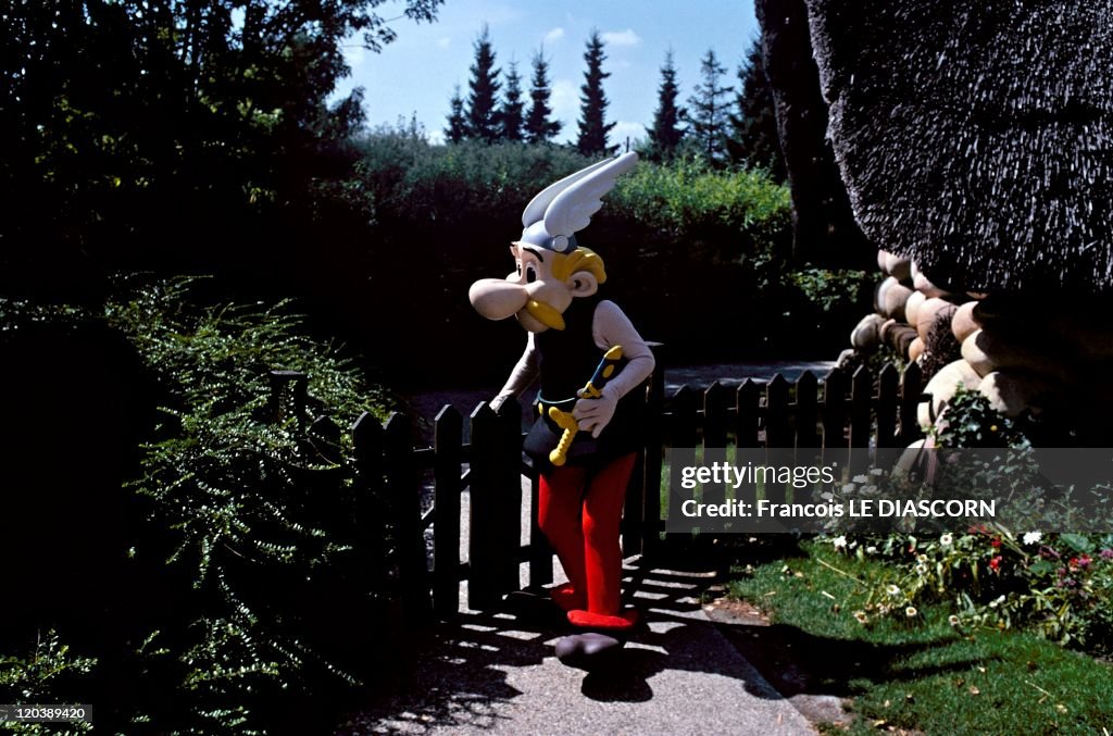 Asterix Amusement Park In Paris, France -